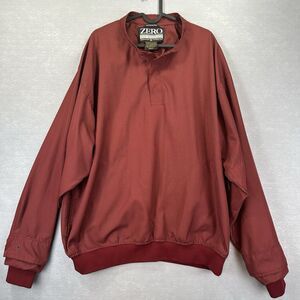 Zero Restriction Golf Outerwear Men's XL Long Sleeve Pullover Made In USA Jacket